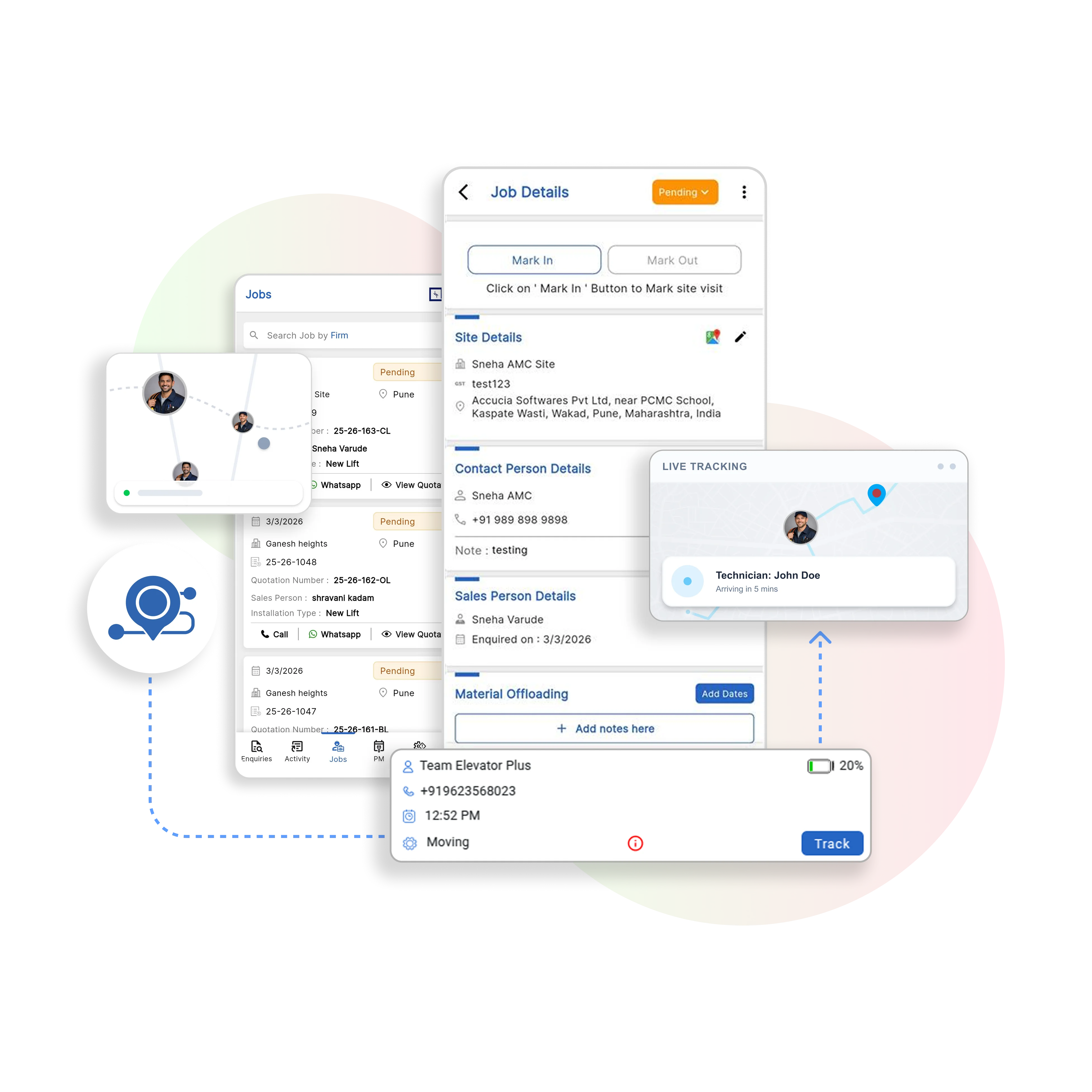 Field Service Management - ElevatorPlus elevator service software